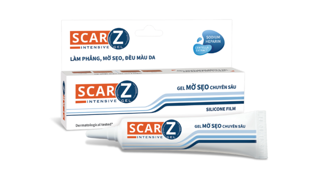 Gel ScarZ Intensive giúp giảm sẹo, mềm sẹo, đều màu da