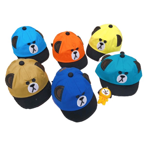 Nón kết cho bé trai Duy Ngọc KBT con gấu - Màu ngẫu nhiên - AVAKids.com