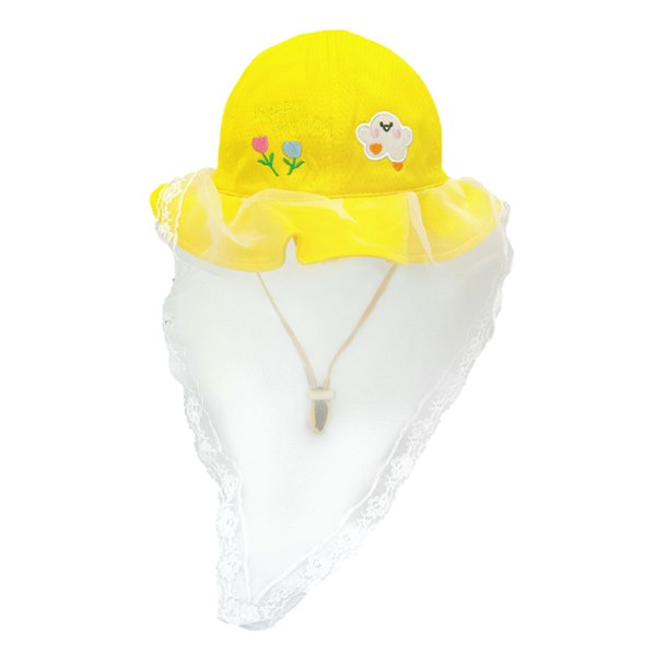 Nón vành cho bé gái Duy Ngọc 2042 màu vàng chính hãng - AVAKids.com