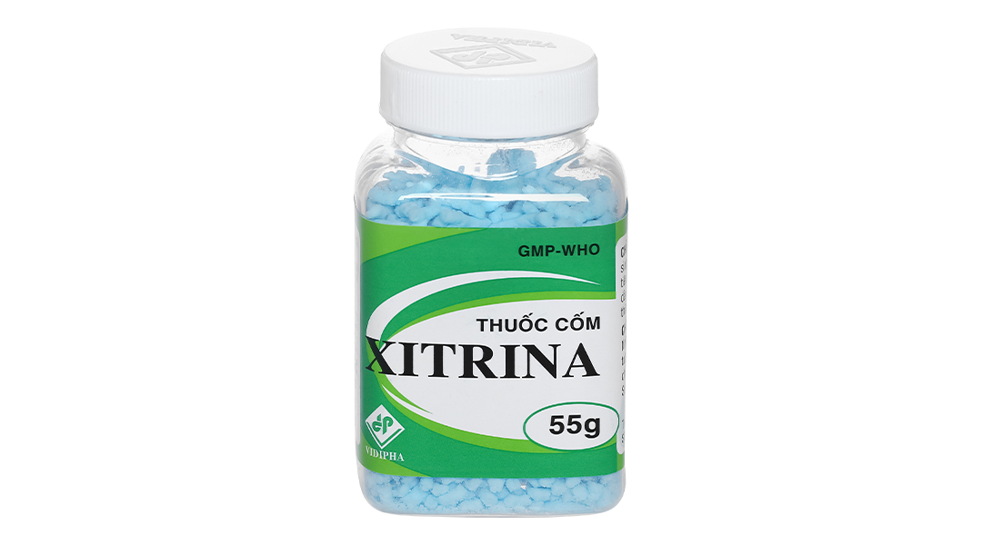 Thuốc cốm Xitrina trị khó tiêu, đau dạ dày