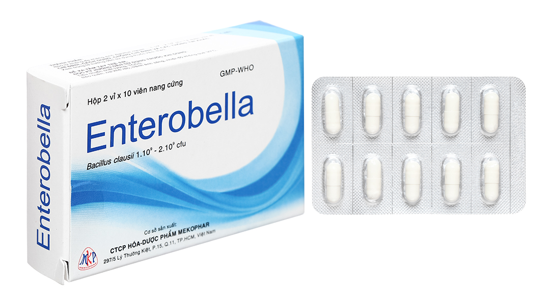 Enterobella bổ sung vi sinh, hỗ trợ trị rối loạn tiêu hóa