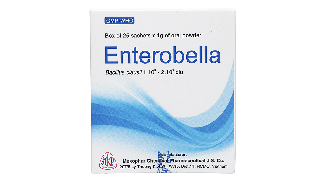 Bột men vi sinh Enterobella hỗ trợ trị rối loạn tiêu hóa