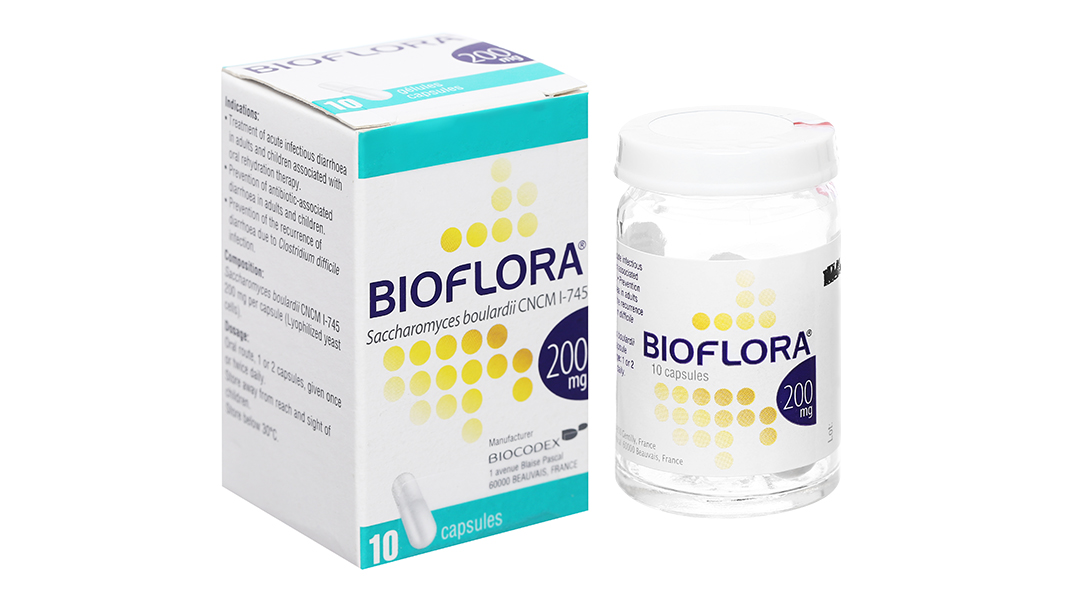 Bioflora 200mg trị tiêu chảy