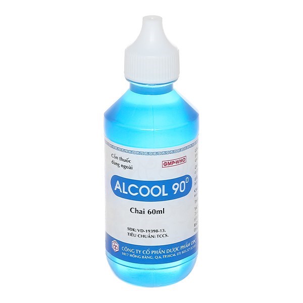 Cồn Alcool 90 độ OPC sát trùng ngoài da