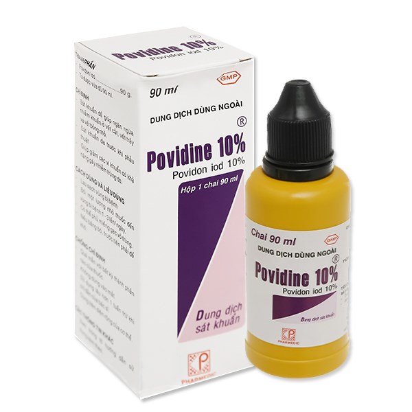 Dung dịch sát khuẩn Povidine 10% ngăn ngừa nhiễm khuẩn, sát trùng da
