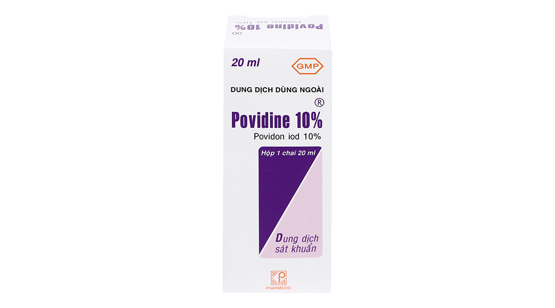 Dung dịch sát khuẩn Povidine 10% ngừa nhiễm khuẩn vết thương