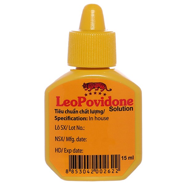 Dung dịch sát khuẩn Leopovidone ngừa nhiễm trùng vết thương ngoài da