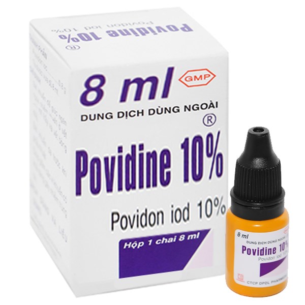 Dung dịch sát khuẩn Povidine 10% ngừa nhiễm khuẩn vết thương