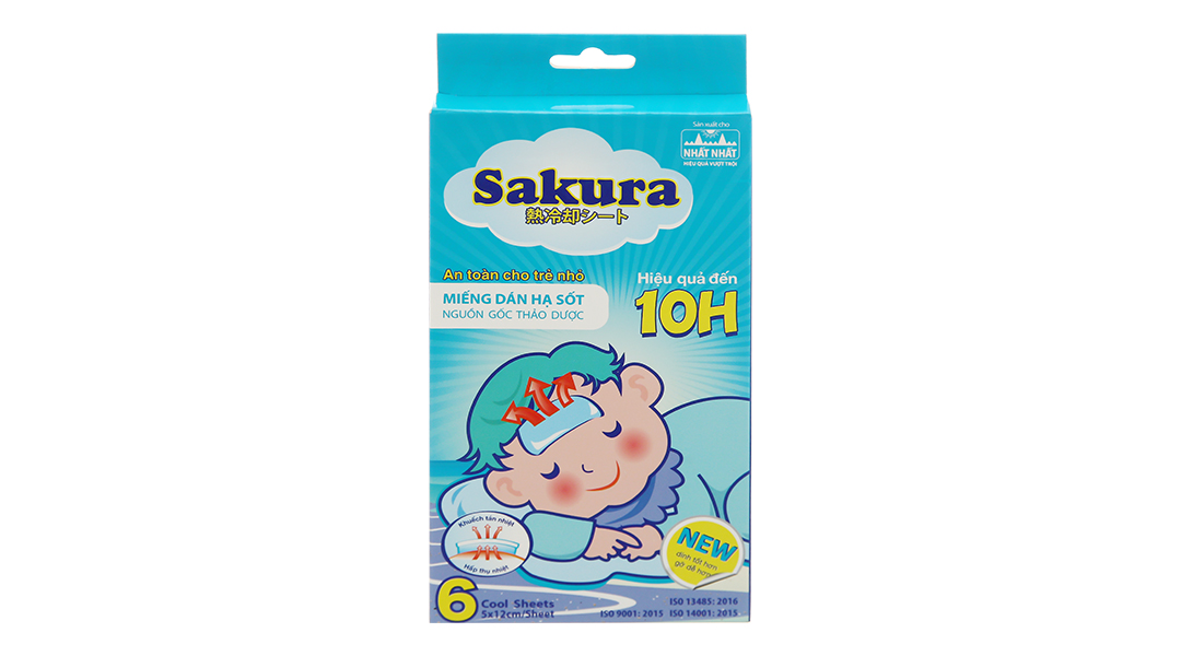  Miếng dán hạ sốt sakura : Giải pháp hiệu quả để giảm đau và hạ sốt