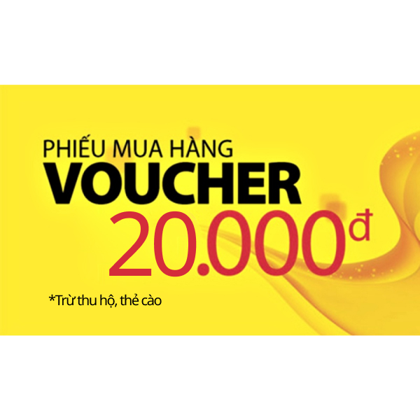 Phiếu mua hàng 20.000đ mua all sản phẩm tại AVKIDS ( trừ thu hộ, thẻ cào )