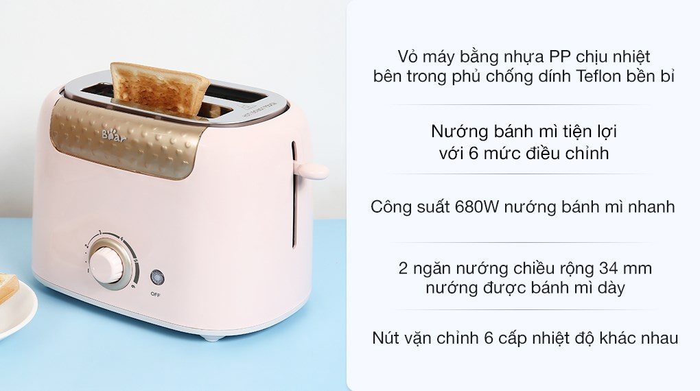 Máy nướng bánh mì Bear DSL-601