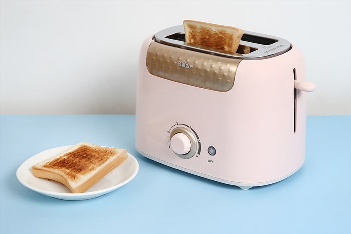 Máy nướng bánh mì Bear DSL-601 Màu Hồng