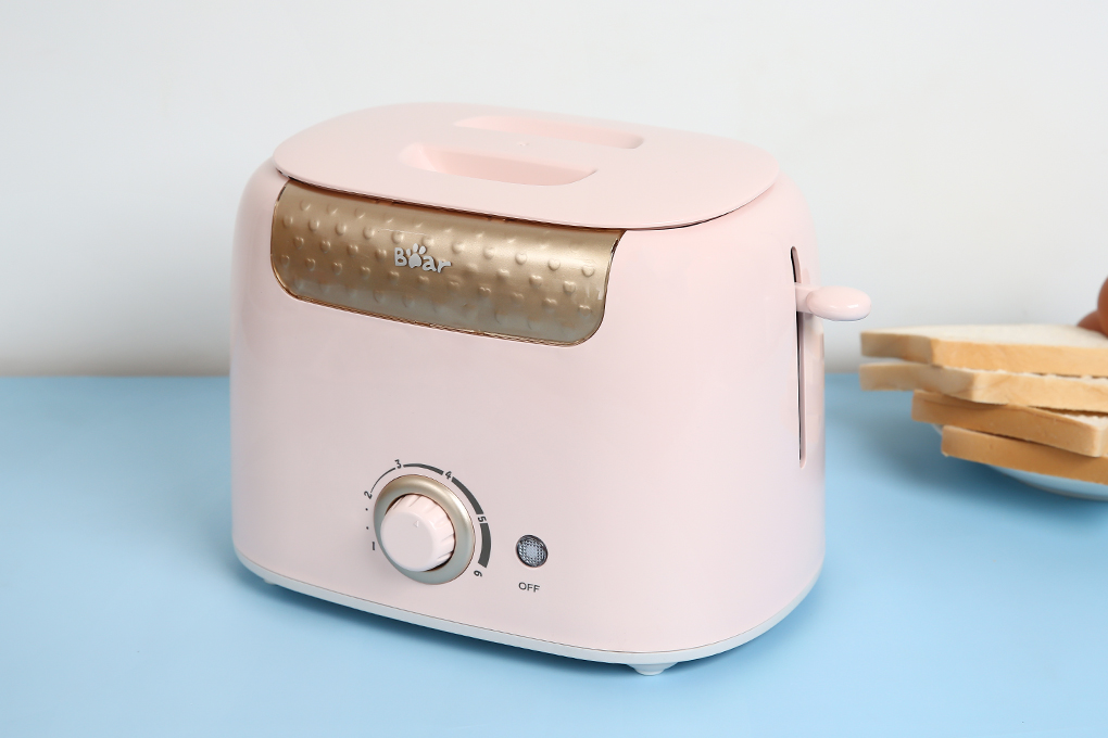 Máy nướng bánh mì Bear DSL-601 Màu Hồng