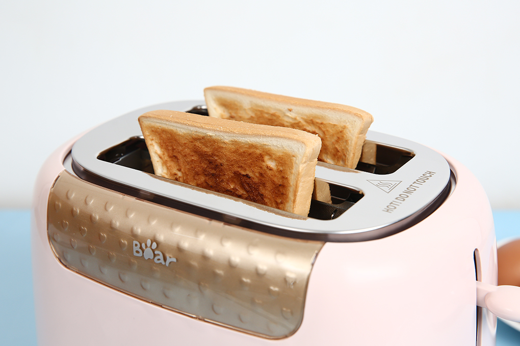 Máy nướng bánh mì Bear DSL-601 Màu Hồng