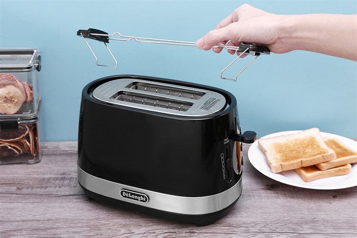 Máy nướng bánh mì Delonghi CTLA2103.BK Màu Đen