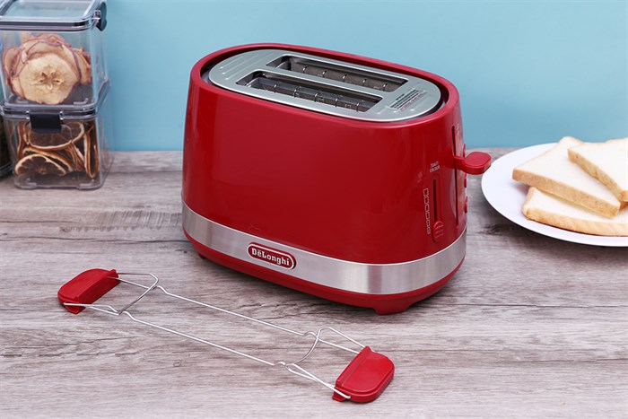 Máy nướng bánh mì Delonghi CTLA2103.R Màu Đỏ