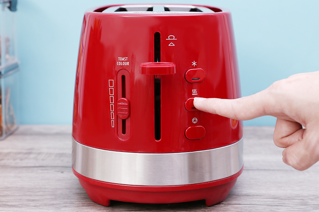 Máy nướng bánh mì Delonghi CTLA2103.R Màu Đỏ