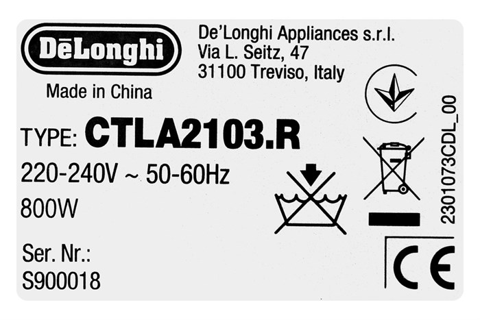 Máy nướng bánh mì Delonghi CTLA2103.R Màu Đỏ