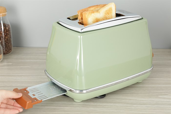 Máy nướng bánh mì Delonghi CTOV2103.GR Màu Xanh rêu