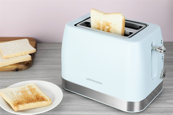 Máy nướng bánh mì Lock&Lock EJB221BLU Màu Xanh mint
