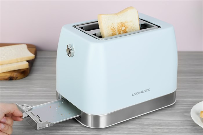 Máy nướng bánh mì Lock&Lock EJB221BLU Màu Xanh mint