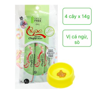Sốt dinh dưỡng cho mèo Meowow vị cá ngừ và sò gói 56g