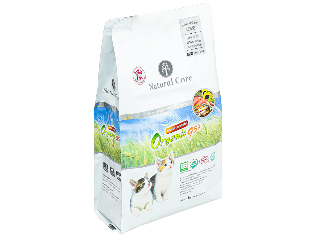 Thức ăn cho mèo Natural Core Multi-Protein Organic 95% gói 1kg 1