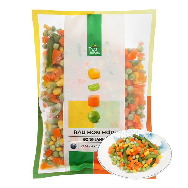 Rau quả hỗn hợp 500g