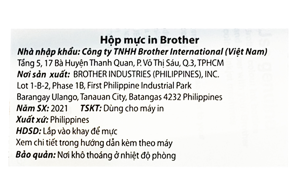 Hộp mực Brother TN-B022 (dành cho Brother DCP-B7535DW/HLB20xx/MFCB77xx) Màu Đen