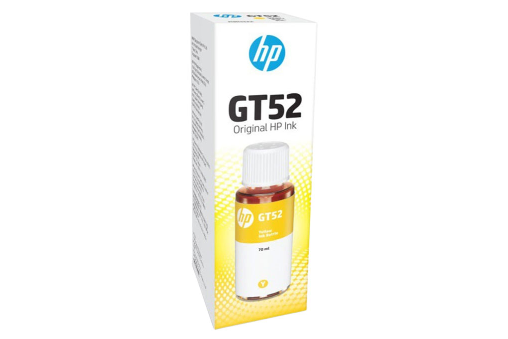 Mực in phun HP GT52 Vàng M0H56AA (dành cho HP Ink Tank 115, 315, 415, Smart Tank 580, 210 và 520) Màu Vàng