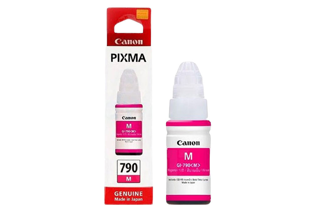 Hộp mực in phun màu Canon GI-790 Đỏ (dành cho Canon dòng G Series) Màu Đỏ