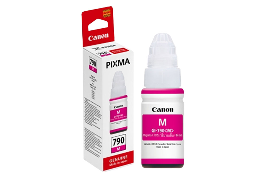 Hộp mực in phun màu Canon GI-790 Đỏ (dành cho Canon dòng G Series) Màu Đỏ