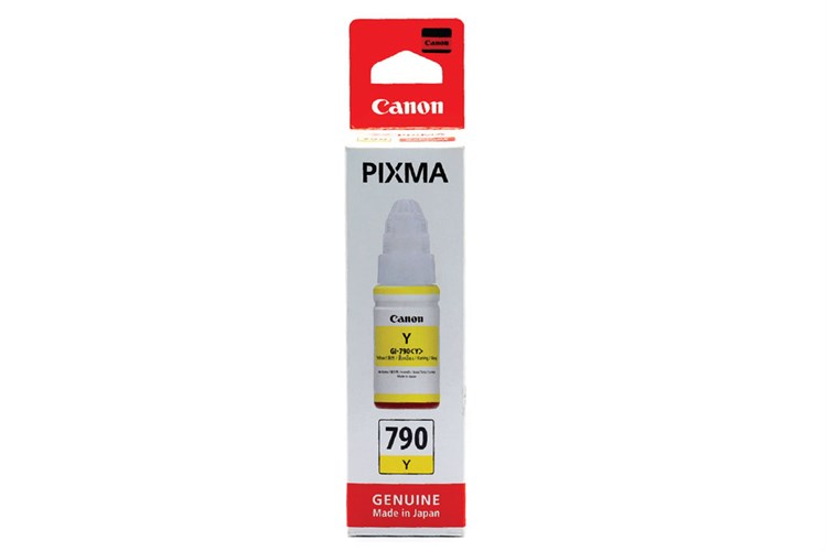 Hộp mực in phun màu Canon GI-790 Vàng (dành cho Canon dòng G Series) Màu Vàng
