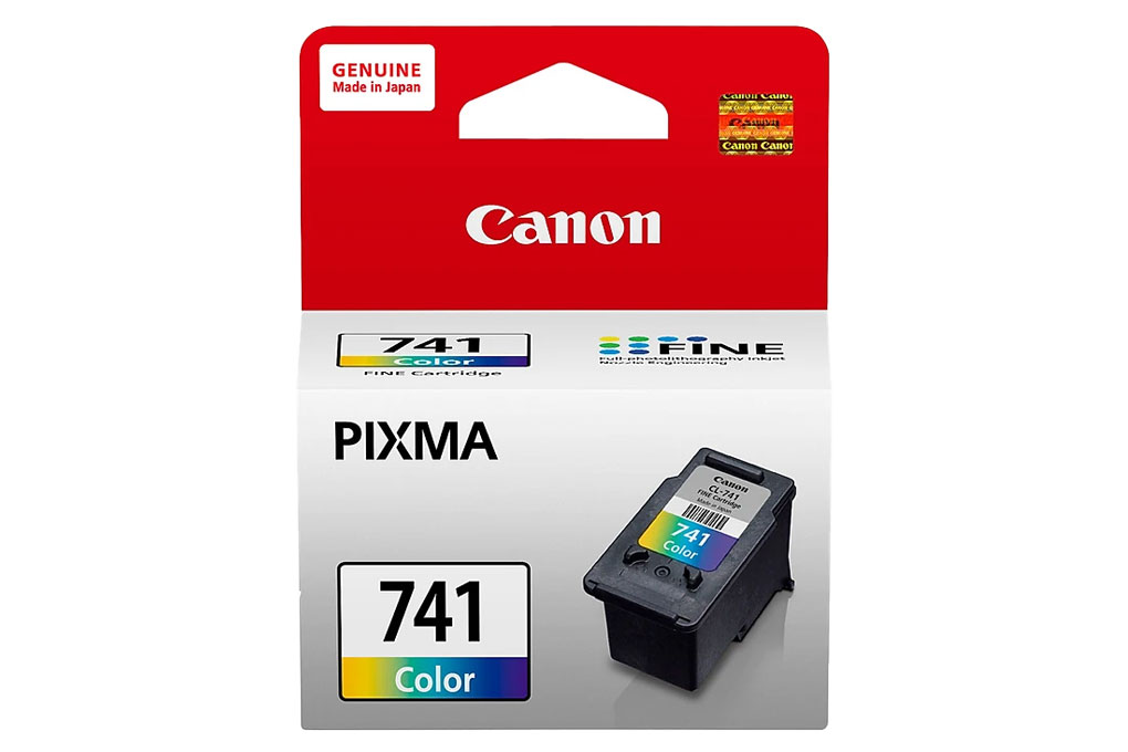Hộp mực in phun màu Canon CL-741 Xanh, đỏ, vàng (dành cho GM2070) Màu Đen