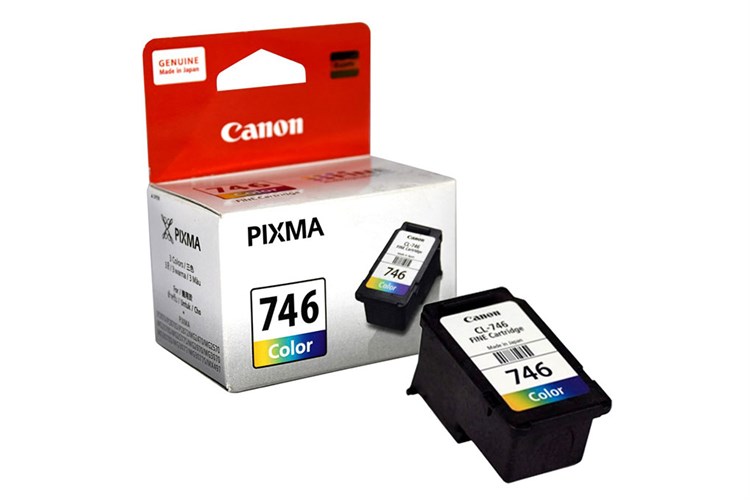 Hộp mực in phun màu Canon CL-746 Xanh, Đỏ, Vàng (dòng TR4570s)