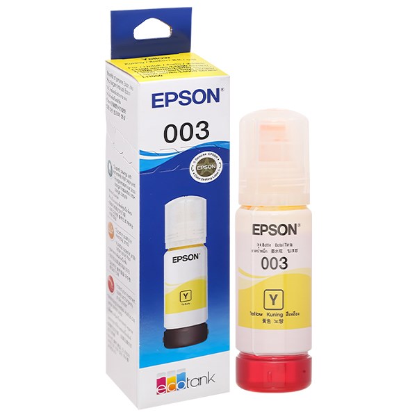 Mực in phun Epson C13T00V400 003 Dye (Y) Vàng (dành cho Epson L1210/L1250/L3210/L3250/L5290)