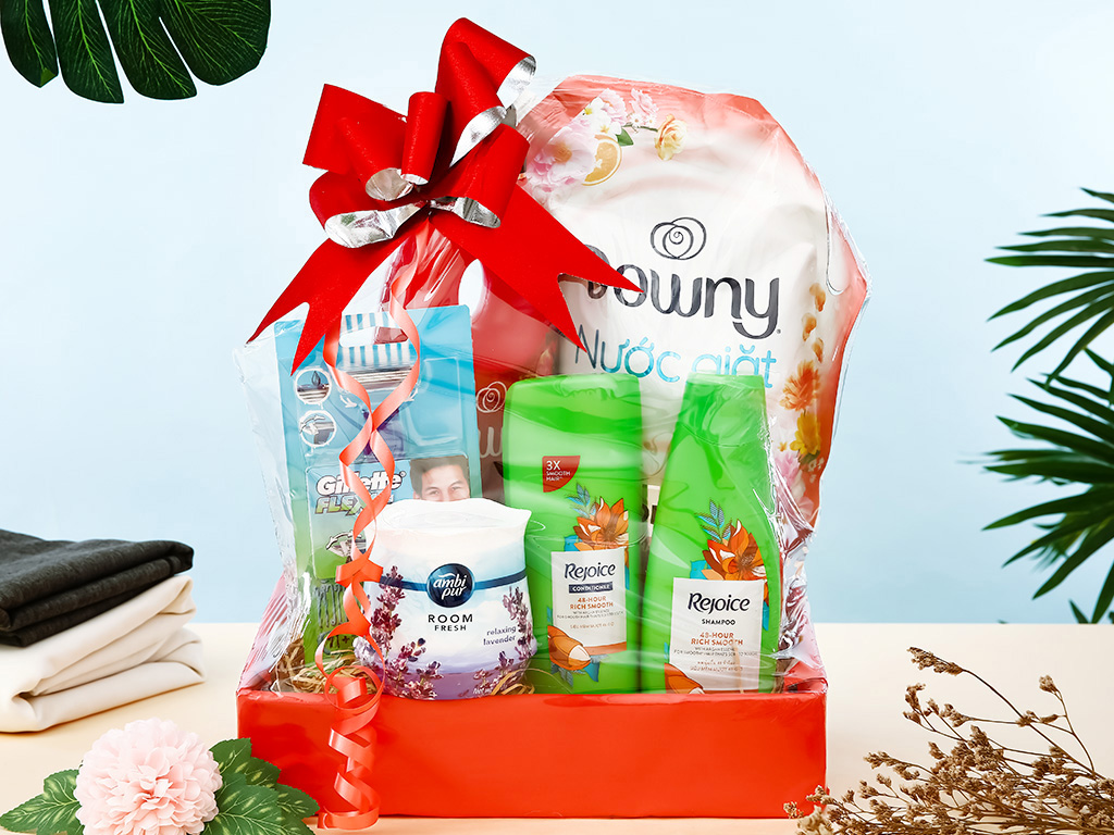 Giỏ quà tết Thơm Mượt Tươi Mới 1