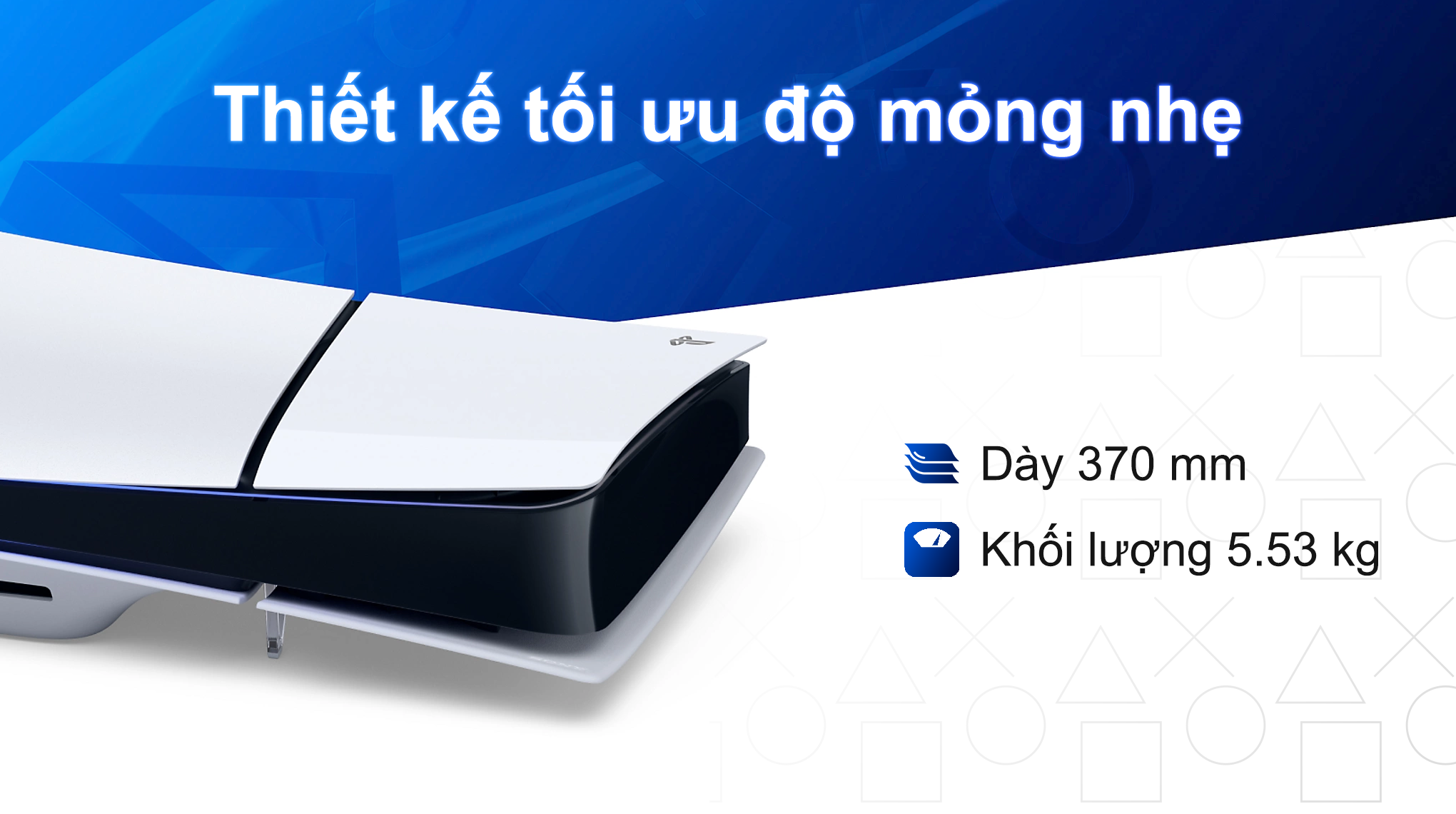 Máy chơi game Sony PlayStation 5 Slim ASIA-00479 2 tay cầm