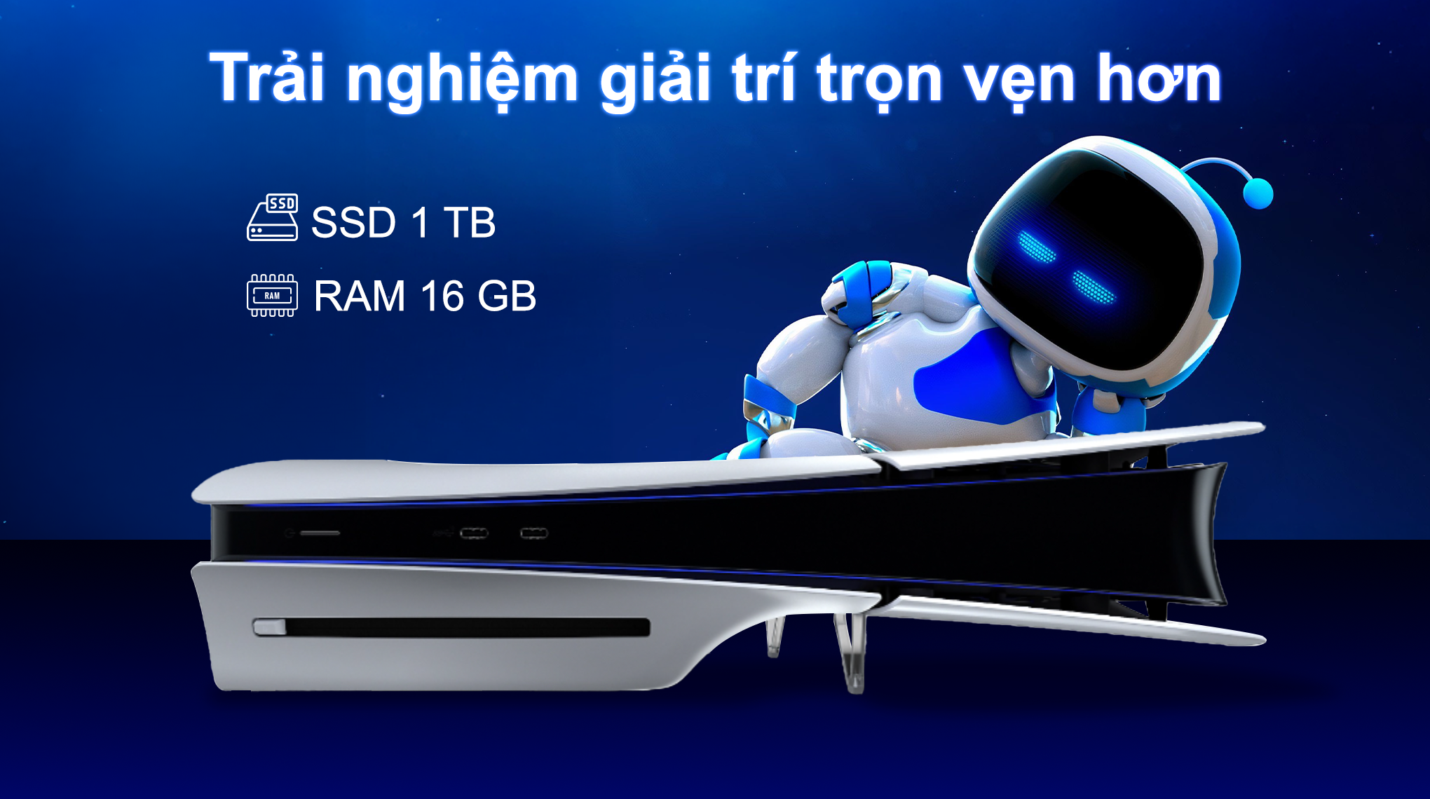 Máy chơi game Sony Playstation 5 Slim CFI-2018 A01 1 tay cầm