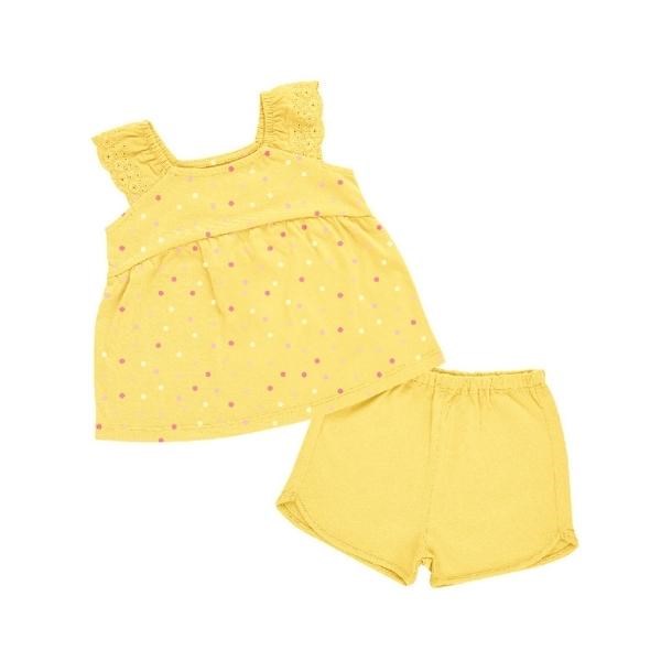 Bộ sát nách bé gái Lullaby NH346M màu hồng 5