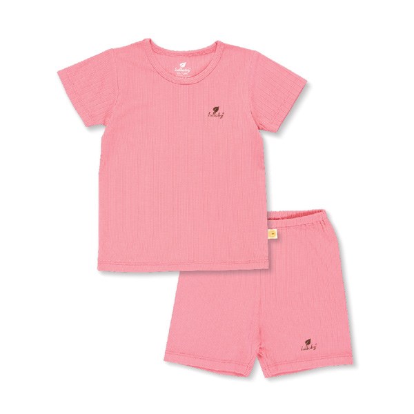 Bộ tay ngắn bé gái Lullaby NH412M màu hồng chính hãng, giá tốt - AVAKids.com