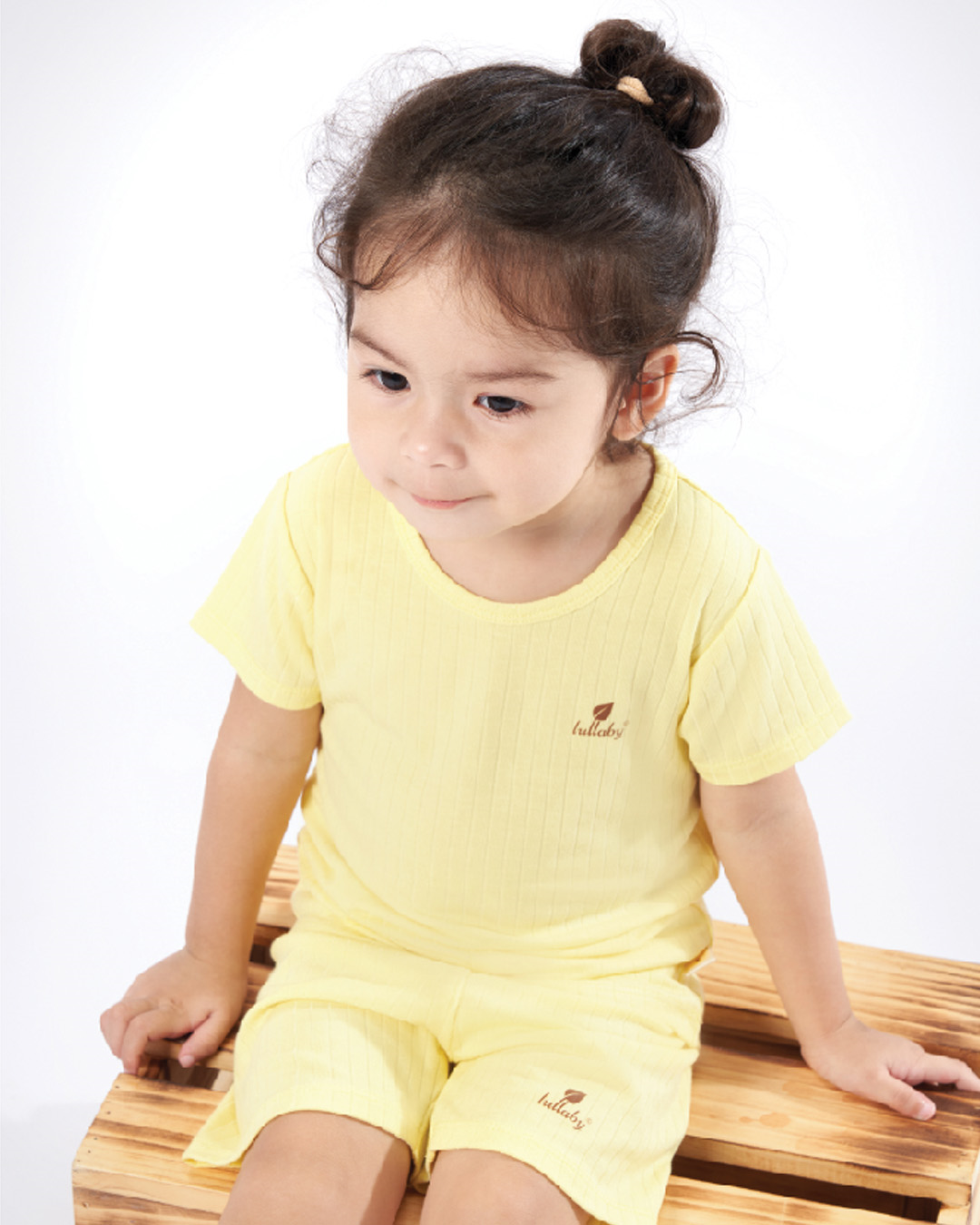 Bộ tay ngắn bé gái Lullaby NH412M màu hồng 5