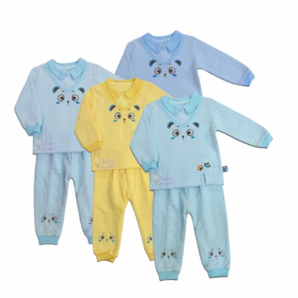 Bộ tay dài bé gái BabyMommy VDB in gấu - Màu ngẫu nhiên - AVAKids.com