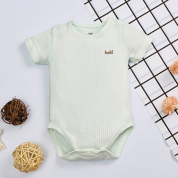 Bodysuit bé gái Haki màu ghi 17