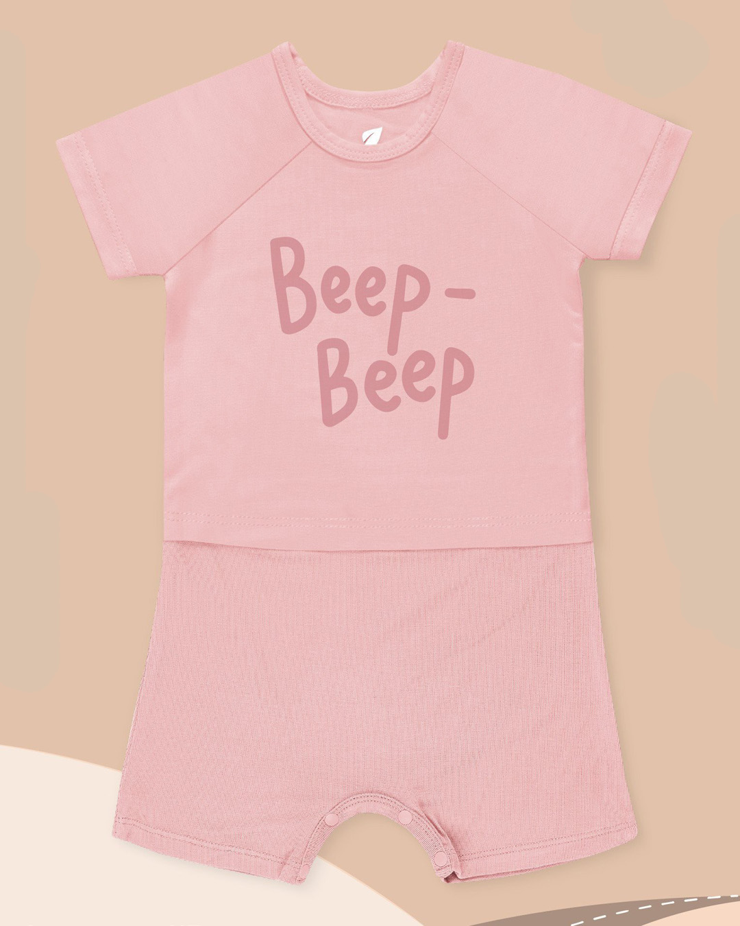 Romper bé gái Lullaby NH113V màu hồng nhạt 2