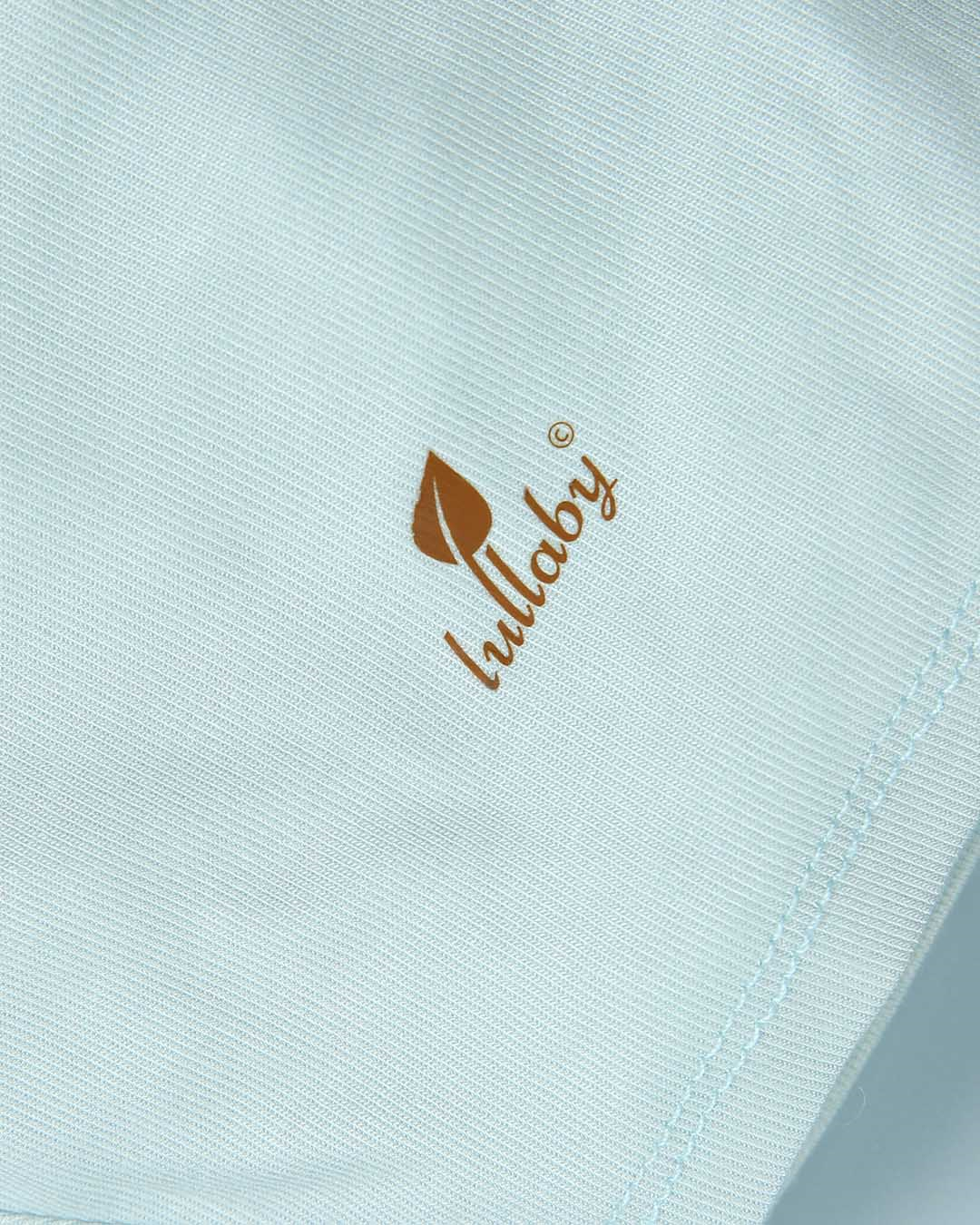 Bộ tay ngắn bé trai Lullaby NH215V màu trắng - xanh 12