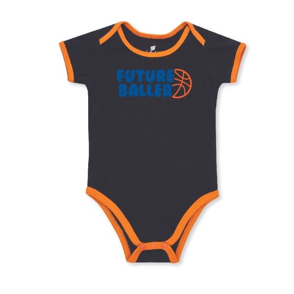 Bodysuit Bé Trai Lullaby Hnb301M Màu Đen