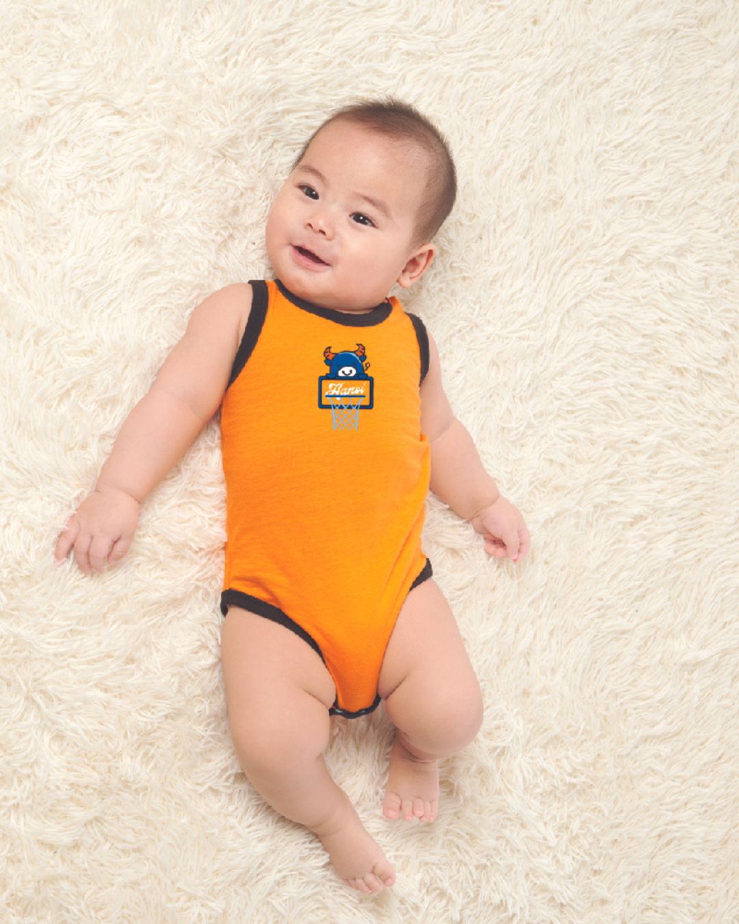 Bodysuit bé trai Lullaby HNB302M màu đen 8