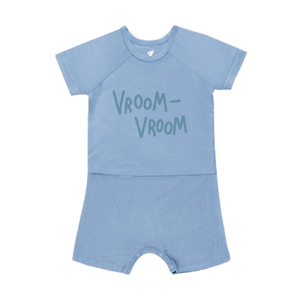 Romper bé trai Lullaby NH113V màu trắng - ghi chính hãng, giá tốt - AVAKids.com