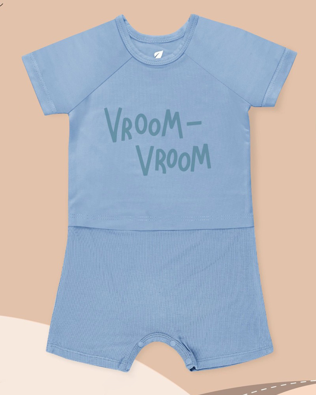 Romper bé trai Lullaby NH113V màu xanh nhạt 2